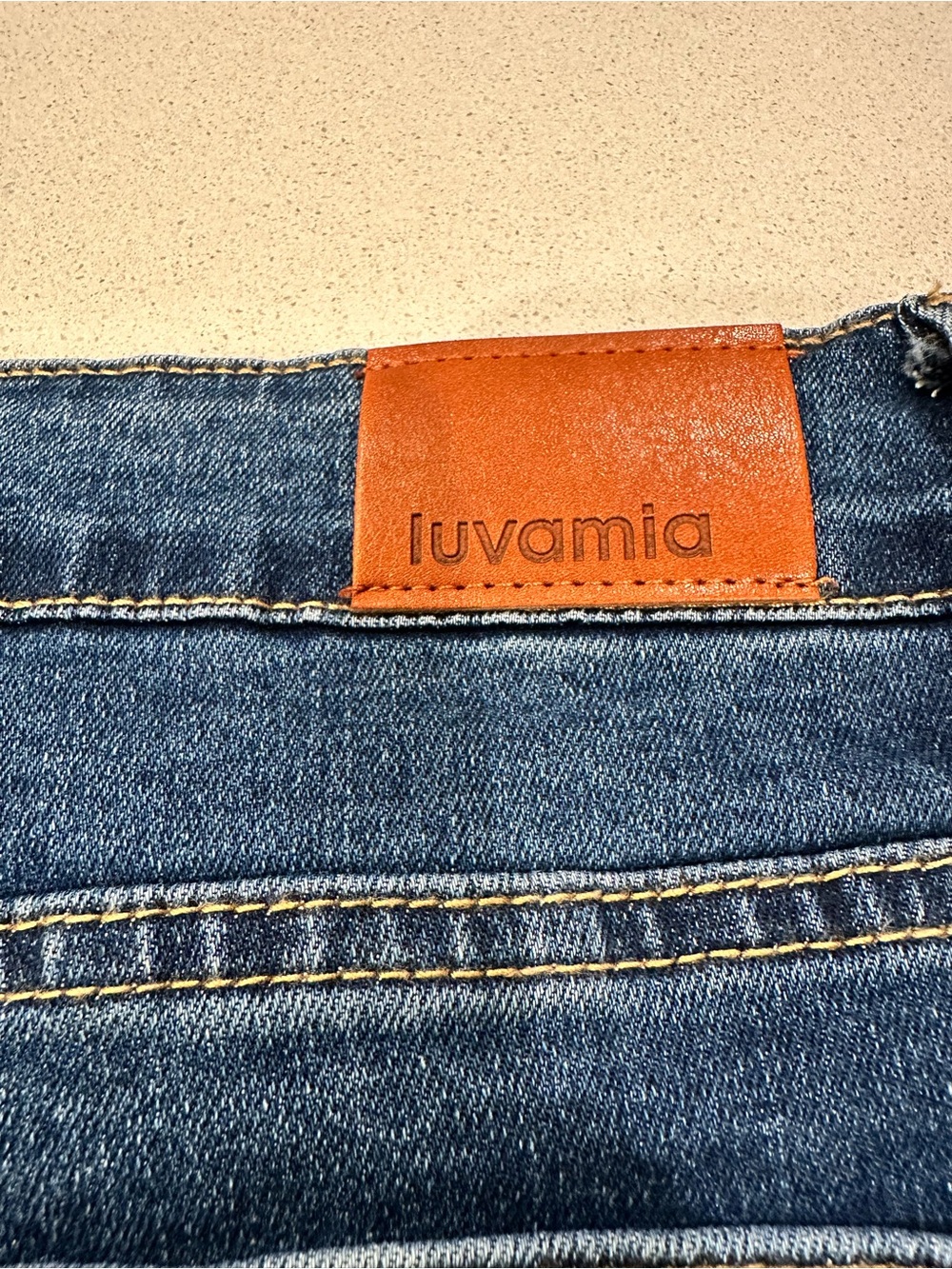 Luvamia Women's Dark Indigo Cropped Jeans - Picture 3 of 8